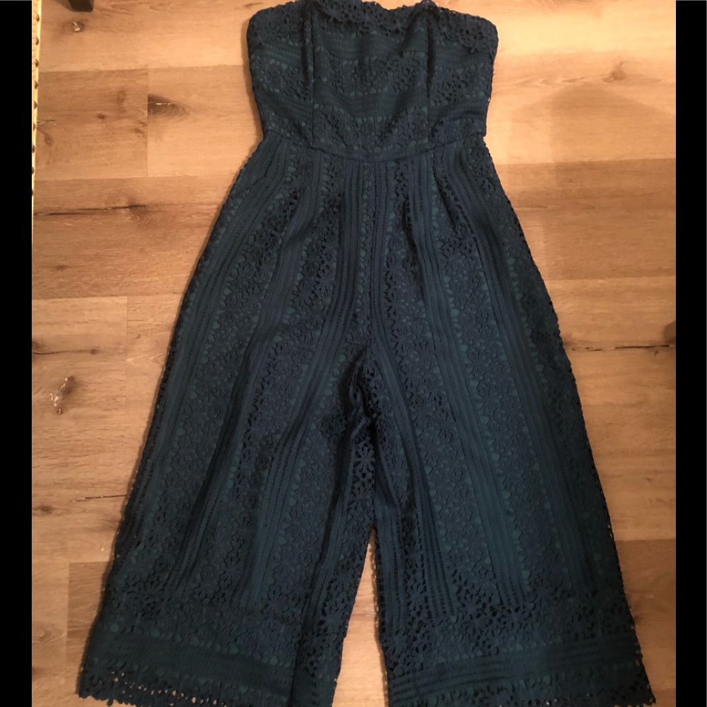 Greylin Anthropologie Jumpsuit Teal